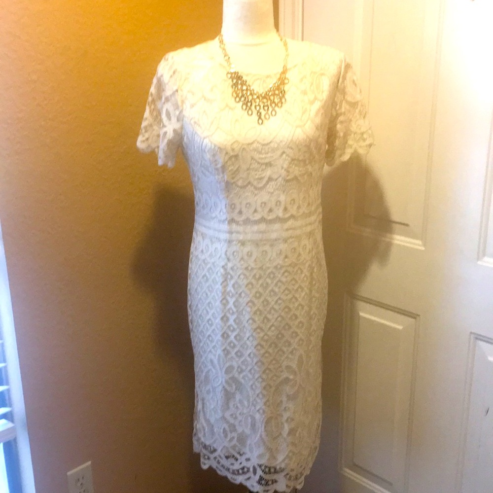 Excellent condition Preston & York lace midi dress size 6